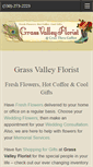 Mobile Screenshot of grassvalleyflorist.com