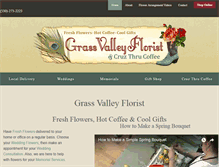 Tablet Screenshot of grassvalleyflorist.com